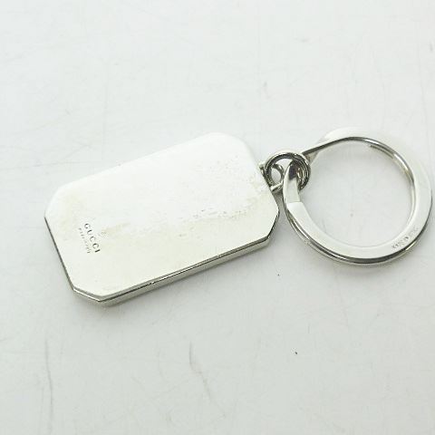 グッチ シマ GG レザー シルバー キーホルダー キーリング バッグ