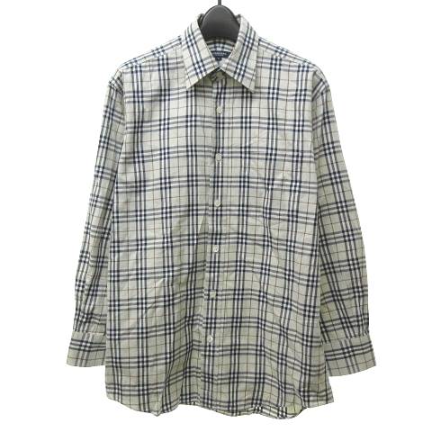 超可爱の バーバリーチェックシャツ シャツ ブラウス 七分 長袖 Www Qiraatafrican Com