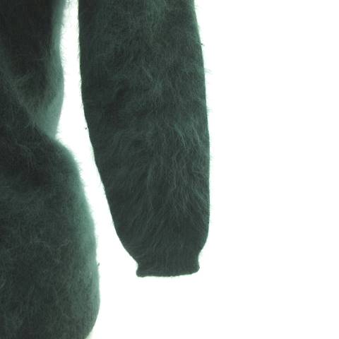 ロベルトコリーナ ROBERTO COLLINA 美品 アンゴラ シャギー ニット セーター 長袖 クルーネック S 緑 グリーン RRR 0109 レディース ロベルトコリーナ ROBERTO COLLINA 美品 アンゴラ シャギー ニット セーター 長袖 クルーネック S 緑 グリーン RRR 0109 レディース