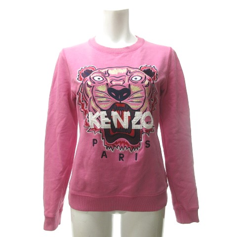 超爆安 Kenzo タイガー スウェット トレーナー ピンク S スウェット Mypowertools Com Au