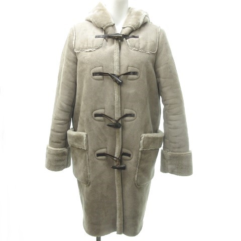ミラオーウェン Mila Owen ダッフルコート ロング パールグレー F フリーサイズ Rrr 05 レディース 023 ベクトルパーク