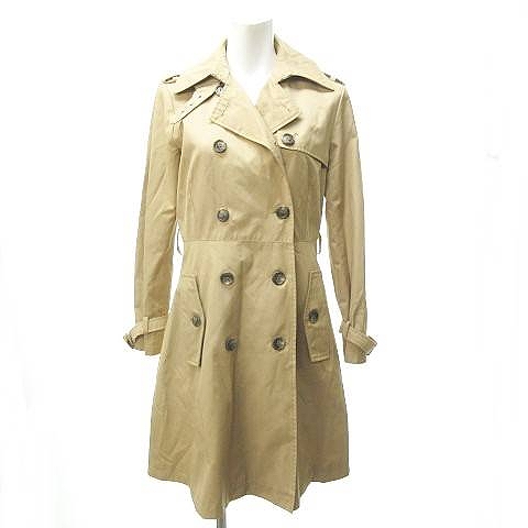 ローレンラルフローレン Lauren Ralph Lauren トレンチコート 裏地ジャガード エポレット付き Aライン フレア コットン ベージュ Xxs アウター 0223 レディース 023 ベクトルパーク