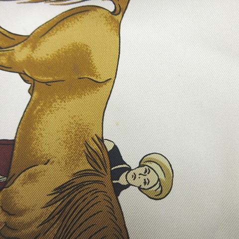 エルメス HERMES カレ90 CHEVAUX ARABES アラブの馬 大判 スカーフ 総