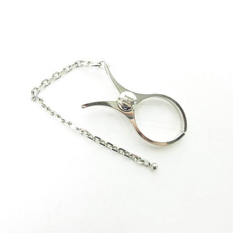 エルメス HERMES 美品フィルー グローブホルダー 手袋ホルダー メタル  