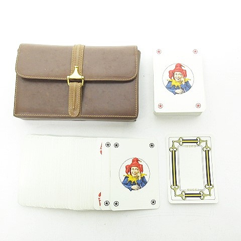 グッチ GUCCI ヴィンテージ オールド グッチ トランプ 2個セット 
