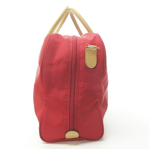 BURBERRY GOLF ハンドバッグ レッド/赤 ベージュ ノバチェック