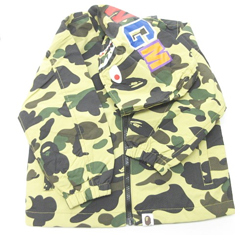 未使用品 アベイシングエイプ A BATHING APE bape kids ナイロン 