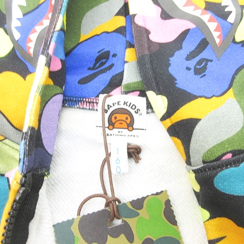 未使用品 アベイシングエイプ A BATHING APE bape kids シャーク 