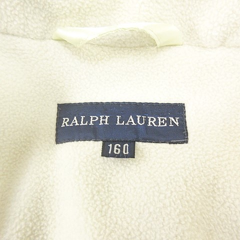 ラルフローレン RALPH LAUREN サテン ダウンジャケット フード付き