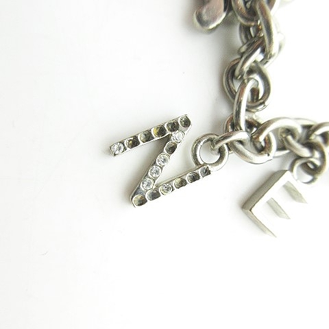 CELINE シルバー チェーンブレスレット CELINE (セリーヌ) 22SS トリオンフ グルメットチェーン