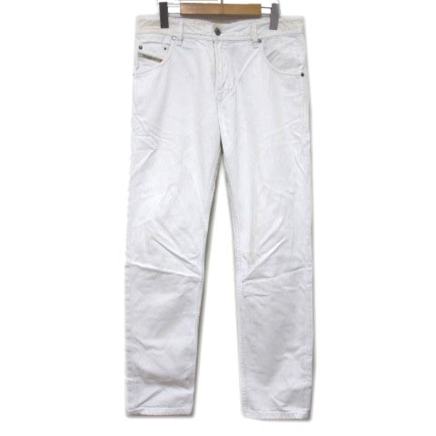 ディーゼル DIESEL USED加工 デニム パンツ ジーンズ KRAYVER 白 