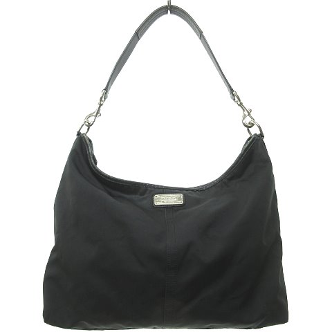 良品 コーチ 大容量 ショルダーバッグ フラップ 斜め掛け ナイロン  