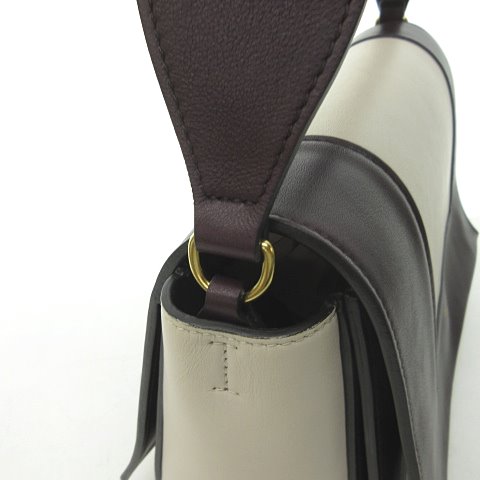セリーヌ CELINE バイカラー フレーム ミディアム ショルダー