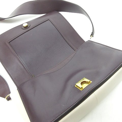 セリーヌ CELINE バイカラー フレーム ミディアム ショルダー