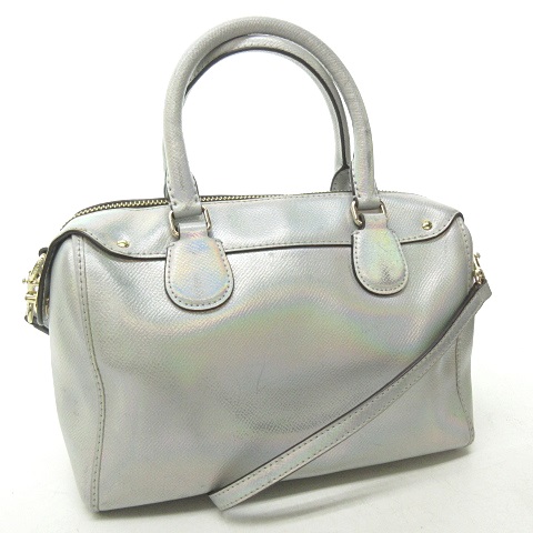 COACH レディースバッグ　グレー＆シルバー コーチ COACH バッグ （グレー） -ファッション通販 FASHION WALKER