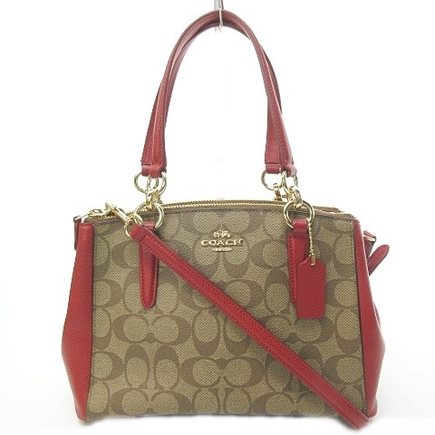 コーチ COACH 美品 F36718 ミニクリスティー 2WAY ショルダーバッグ  