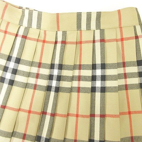 バーバリーズ Burberrys ヴィンテージ ノバチェック プリーツ スカート  