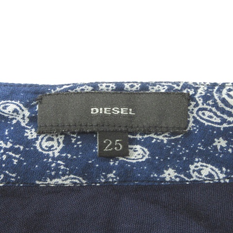 DIESEL ペイズリー スカート ネイビー