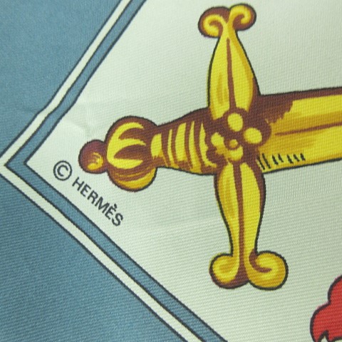 ✨美品✨エルメス HERMES カレ90 「LE TAROT」 シルクスカーフ 美品◇エルメス カレ90 スカーフ シルク LE TAROT タロット