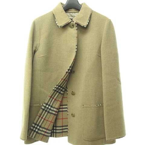 【バーバリーロンドン】Burberry London☆ピーコート☆カシミア☆XL BURBERRY／バーバリー ロングコート（BURBERRY LONDON