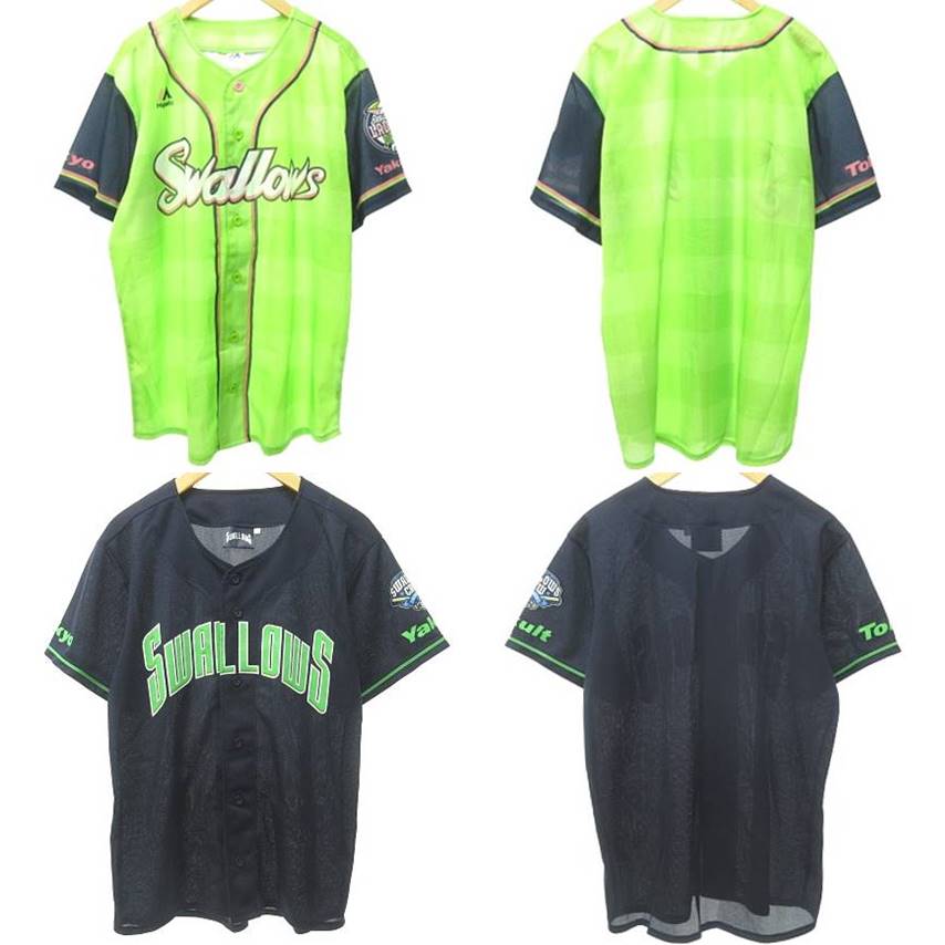 Majestic - 【限定】ヤクルト　スワローズ　つば九郎　クルー CREW　ユニフォーム　M Majestic - 【限定】ヤクルト スワローズ つば九郎 クルー CREW