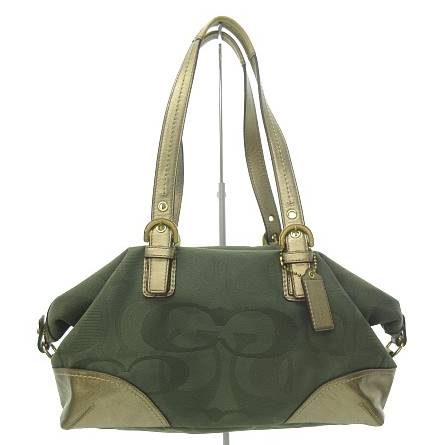 コーチ COACH F17394 ボストンバッグ ハンドバッグ ゴールド金具 