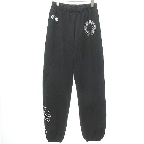 クロムハーツ CHROME HEARTS ロゴ クロスモチーフ プリント スウェット 