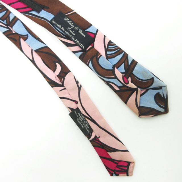 PRADA ピンク シルク ナロータイ PRADA/プラダ_Men通販 | シルク