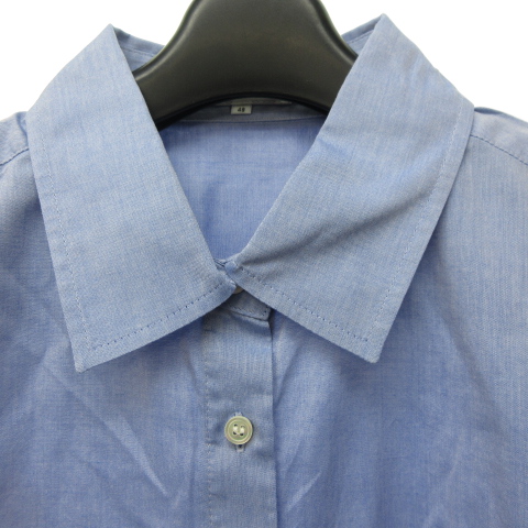 23区 オンワード樫山 大きいサイズ シャツ ブラウス 詰襟 48 約xxl 青 水色 ブルー 0727 Stk レディース 023 ベクトルパーク