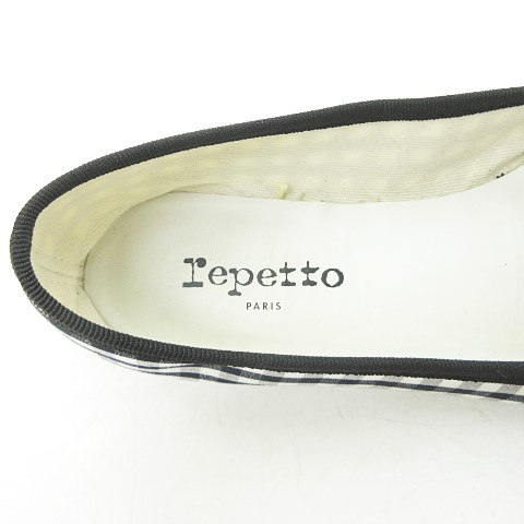最終値下げレペット　サンドリオン　ギンガムチェック レペット Repetto 2020年春夏モデル 20ss サンドリオン Cendrillon