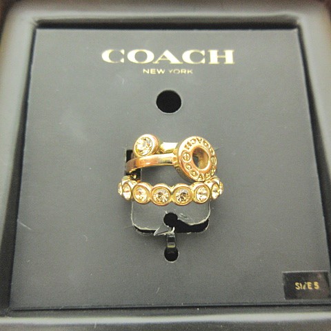 コーチ COACH リング 3点セット オープン サークル ローズ