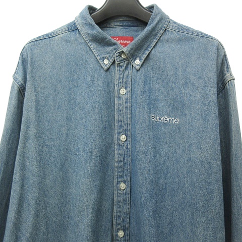 シュプリーム SUPREME 20AW Classic Logo Denim Shirt デニム シャツ  