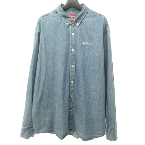 20aw Supreme Classic Logo Denim Shirt M