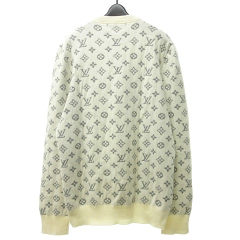 ルイヴィトン LOUIS VUITTON 19AW モノグラム 切り替え カシミヤ 