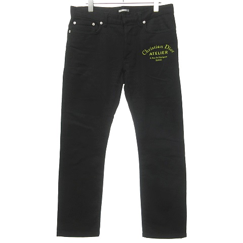 ディオールオム Dior HOMME 18SS ATELIER ブラック デニム スキニー  