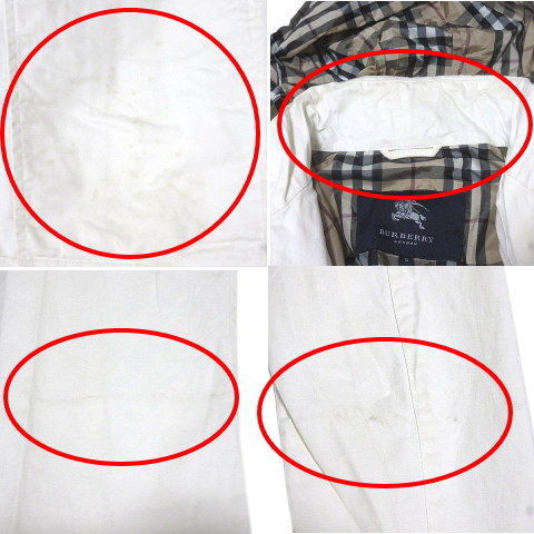 バーバリー ロンドン BURBERRY LONDON ジャケット 上着 白 ホワイト