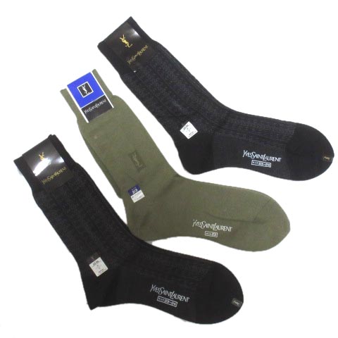 未使用品 イヴサンローラン YVES SAINT LAURENT ディオール 靴下 6点 