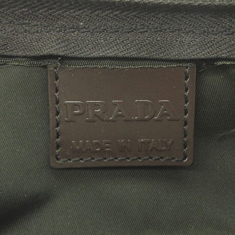 プラダ PRADA 三角ロゴプレート テスート ナイロン ペンケース  