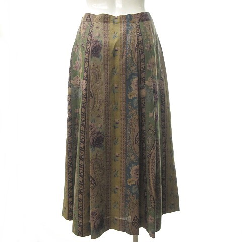 バーバリーズ Burberrys 美品 ヴィンテージ 花柄 × ペイズリー  