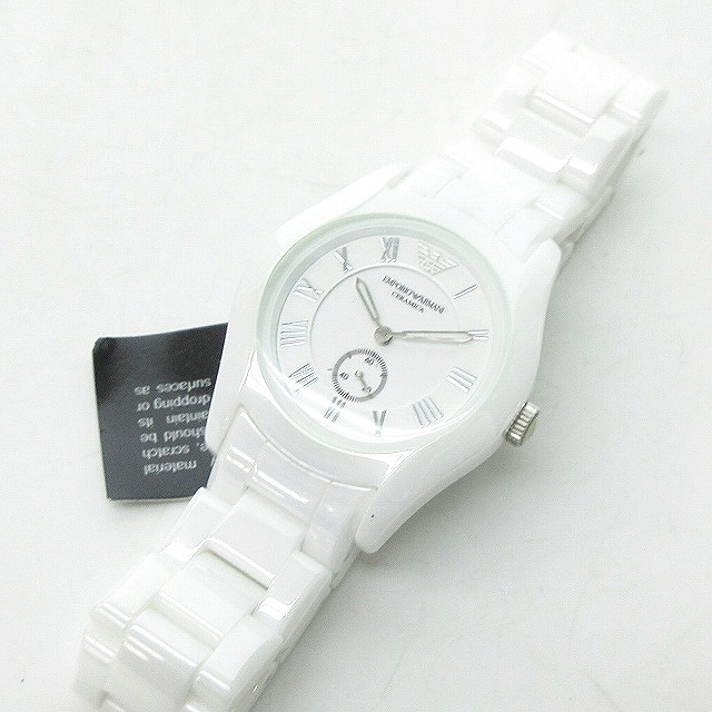 未使用品 エンポリオアルマーニ EMPORIO ARMANI CERAMICA AR-1405 