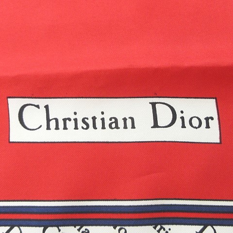 クリスチャンディオール Christian Dior トロッター スカーフ シルク