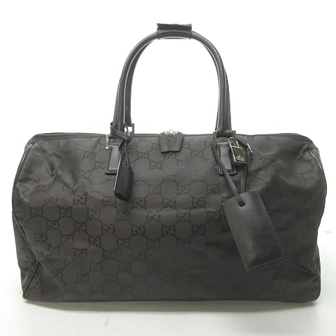グッチ GUCCI 012-0383 GG柄 ナイロン ボストン バッグ モノグラム 