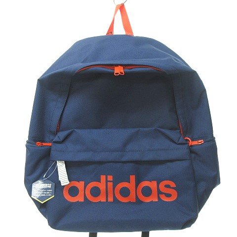 未使用品 アディダス adidas タグ付き ロゴ リュックサック デイパック 