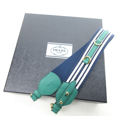 プラダ PRADA レザー × ナイロン バッグショルダー ショルダー 