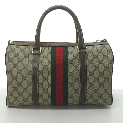 オールド グッチ ブラウン ヴィンテージ ボストン（楽天市場】GUCCI  