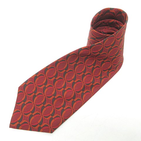 グッチ GUCCI 美品 オールド OLD ネクタイ レギュラータイ 総柄 シルク 