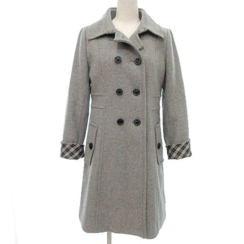 バーバリーブルーレーベル BURBERRY BLUE LABEL 美品 Aライン コート  