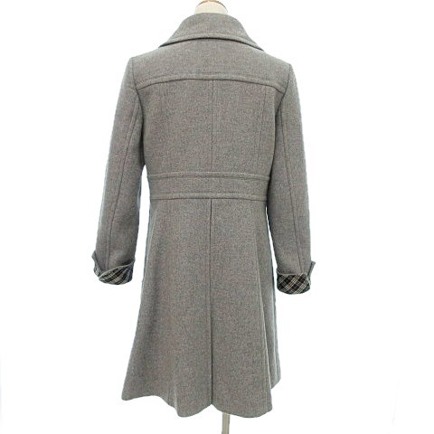 バーバリーブルーレーベル BURBERRY BLUE LABEL 美品 Aライン コート 