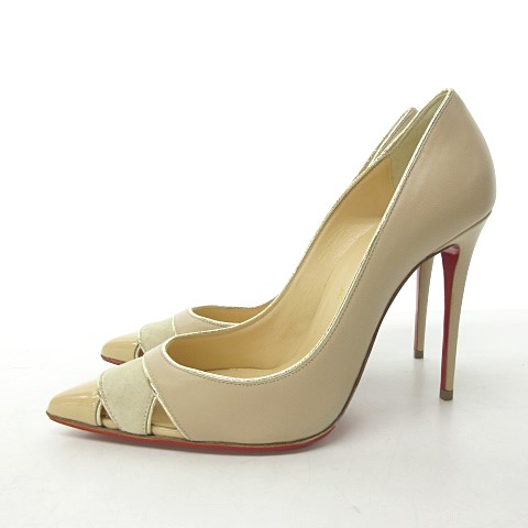 クリスチャンルブタン Christian louboutin 美品 近年 Biblio Leather 