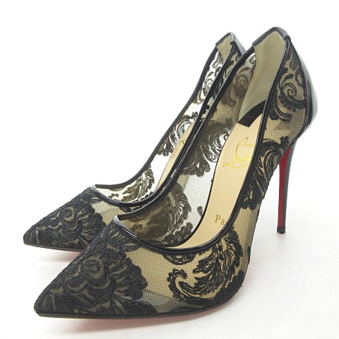 クリスチャンルブタン Christian louboutin 美品 FOLLIES LACE  